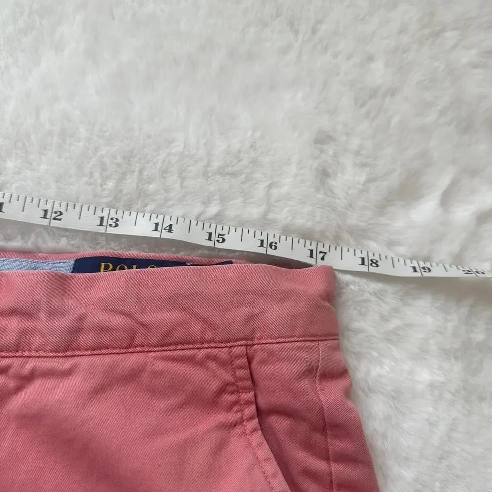 Polo Ralph Lauren Men’s Shorts Size 34 Salmon Pink “The Polo Chino” Preppy